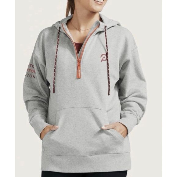 NWOT Peloton TWGF Relaxed Fit Half Zip Up Hoodie Sweatshirt Men's XXL - Picture 1 of 14